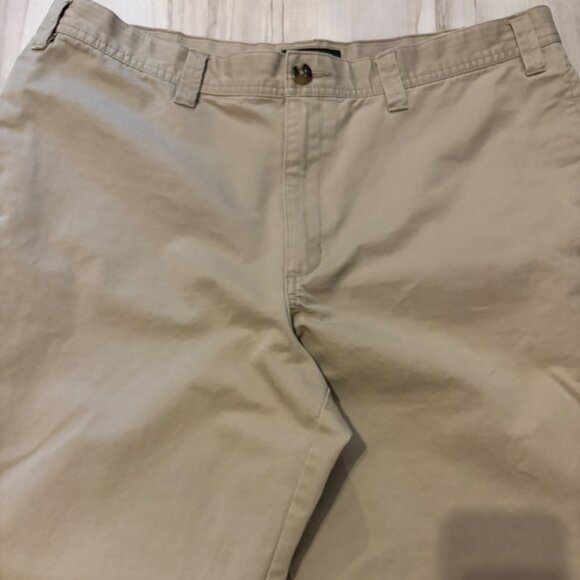 Eddie Bauer Mens Khaki Classic Fit Chino Pants 36x32 - Picture 2 of 7